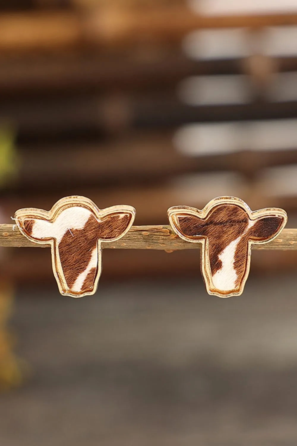 Trendy Bull Head Alloy Stud Earrings - Unique Design, Comfortable Fit, Imported Jewelry