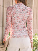 Lovelet Mock Neck Long Sleeve Top