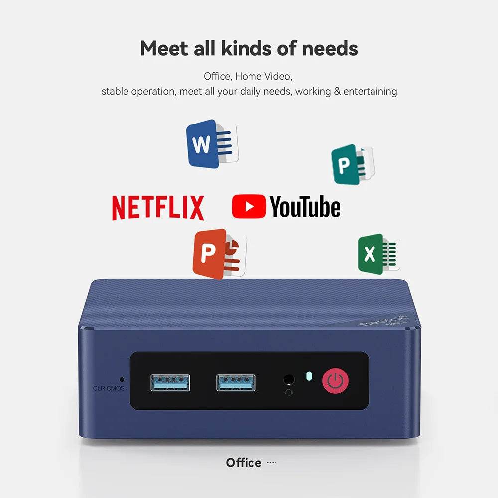 Beelink Mini S12 Pro PC | Intel N100 | 16GB RAM | 500GB Storage | Compact Desktop Solution