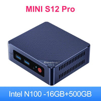 Beelink Mini S12 Pro PC | Intel N100 | 16GB RAM | 500GB Storage | Compact Desktop Solution N100 16G500G United States
