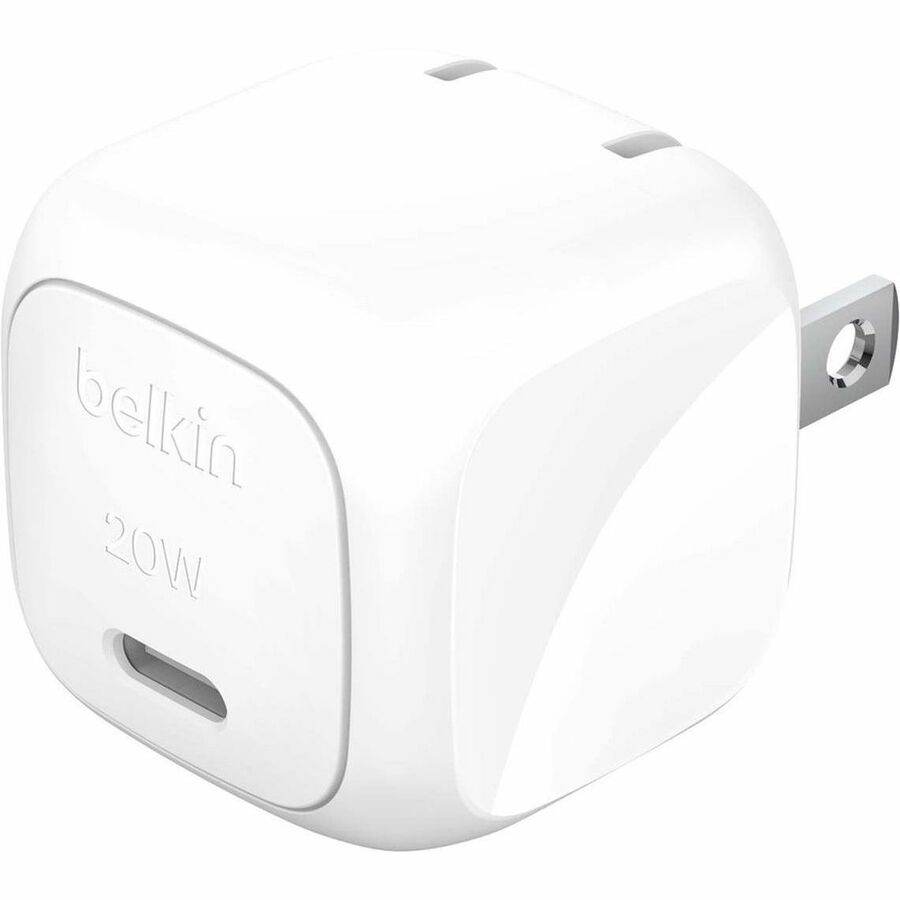 Belkin 20W USB-C Wall Charger - Fast Charging for iPhone 15 Pro, Galaxy S23, Compact Design