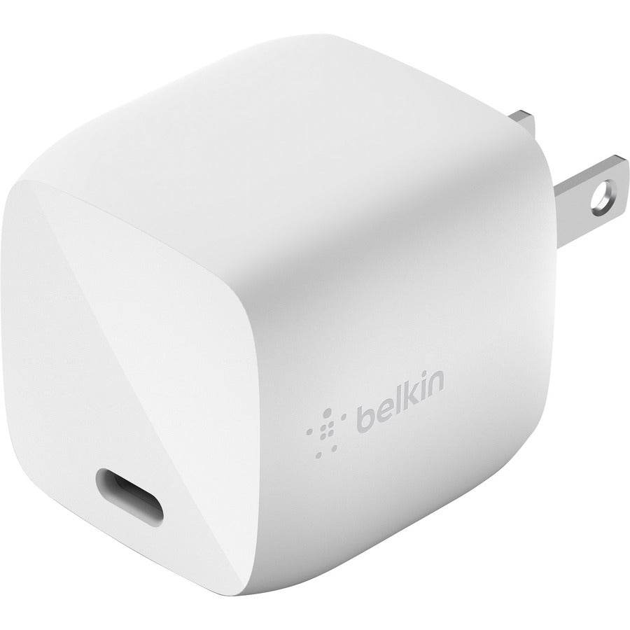 Belkin 30W GaN USB-C Fast Charger - Compact & Efficient Power Delivery for iPhone & MacBook