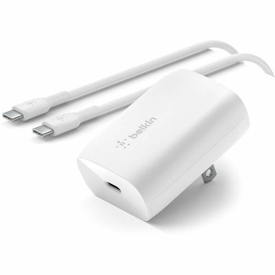 Belkin 30W USB-C PD Charger with 3.3ft Cable | Fast Charging & Compact Design | PPS Technology - Store 42