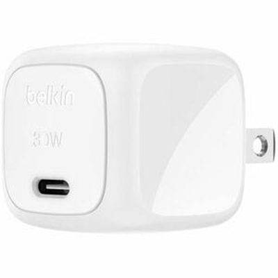 Belkin 30W USB-C Wall Charger with PPS Technology - Fast Charging, Compact White Design