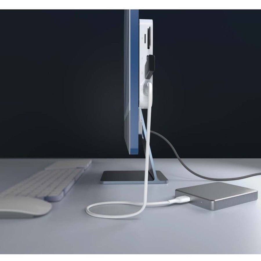 Belkin 6-in-1 USB-C Hub with Mount - 10Gbps Multiport Dock for iMac, PC & MacBook, Black