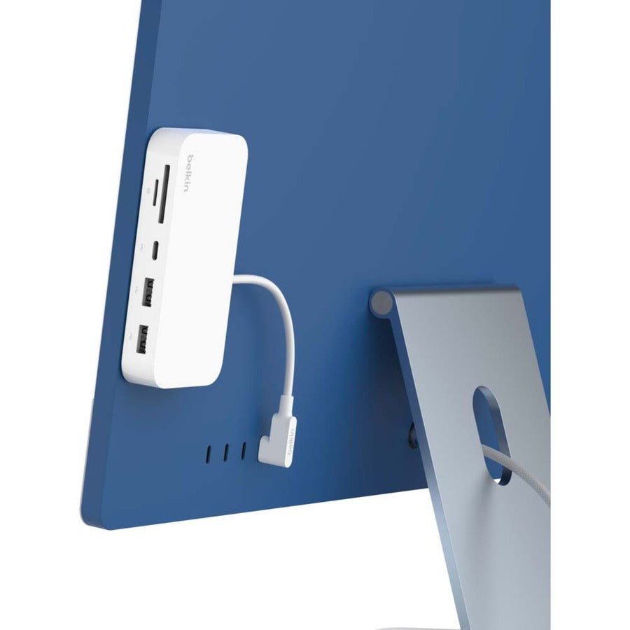 Belkin 6-in-1 USB-C Hub with Mount - 10Gbps Multiport Dock for iMac, PC & MacBook, Black