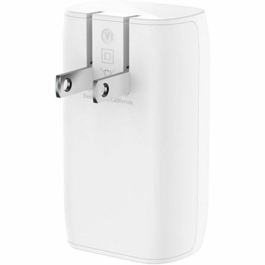 Belkin 67W 3-Port Fast Charging USB-C Wall Charger - White - Compact Design, Overcharge Protection - Store 42