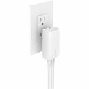 Belkin 67W 3-Port Fast Charging USB-C Wall Charger - White - Compact Design, Overcharge Protection - Store 42