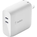 Belkin 68W BoostCharge GaN Fast Charger with Dual USB-C Ports & 6.6ft Cable - Compact & Efficient - Store 42
