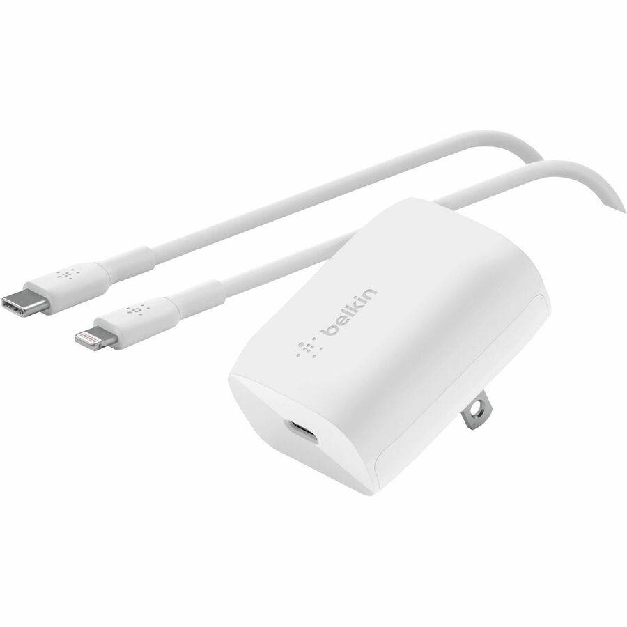 Belkin BoostCharge 20W USB-C Wall Charger with Cable, Fast Charging for iPhone & Samsung, Travel-Friendly
