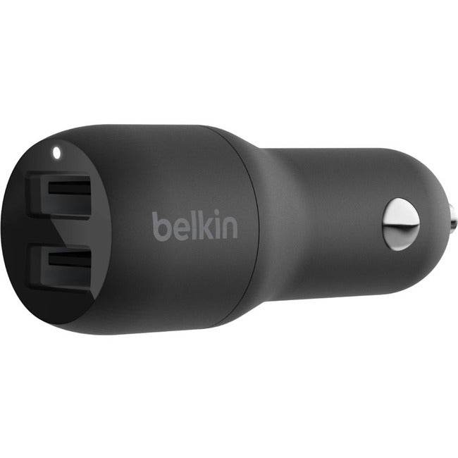 Belkin BoostCharge 24W Dual Port Car Charger - Fast Charge 2 Devices Simultaneously