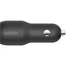 Belkin BoostCharge 24W Dual USB-A Car Charger with 1M USB-A to USB-C Cable for Fast Charging - Store 42