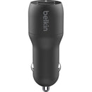 Belkin BoostCharge 24W Dual USB-A Car Charger with 1M USB-A to USB-C Cable for Fast Charging - Store 42