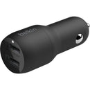 Belkin BoostCharge 24W Dual USB Car Charger with 1M Lightning Cable - Fast Charging on the Go - Store 42