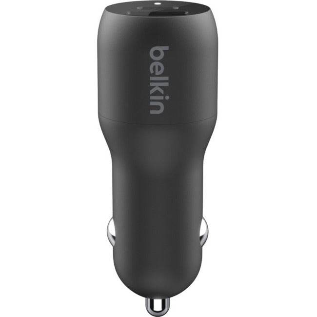 Belkin BOOST?CHARGE 37W Dual Car Charger | 25W USB-C Fast Charging | PPS Technology for iPhone & Samsung