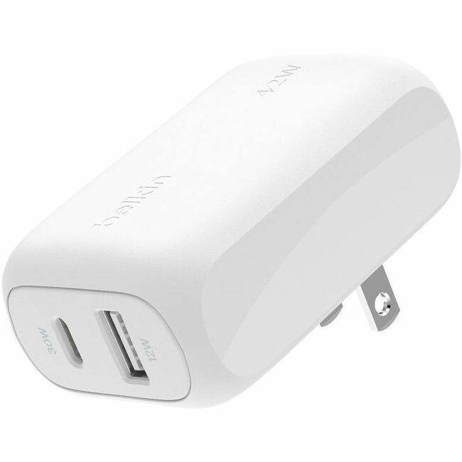Belkin BoostCharge 42W Dual USB-C Wall Charger, Fast Charging for iPhone & Galaxy Devices