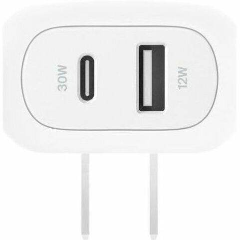 Belkin BoostCharge 42W Dual USB-C Wall Charger, Fast Charging for iPhone & Galaxy Devices - Store 42