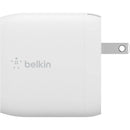 Belkin BoostCharge Dual USB-A Wall Charger 24W with 1M Lightning Cable - Fast Charge for Two Devices - Store 42