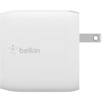 Belkin BoostCharge Dual USB-A Wall Charger 24W with 1M Lightning Cable - Fast Charge for Two Devices - Store 42
