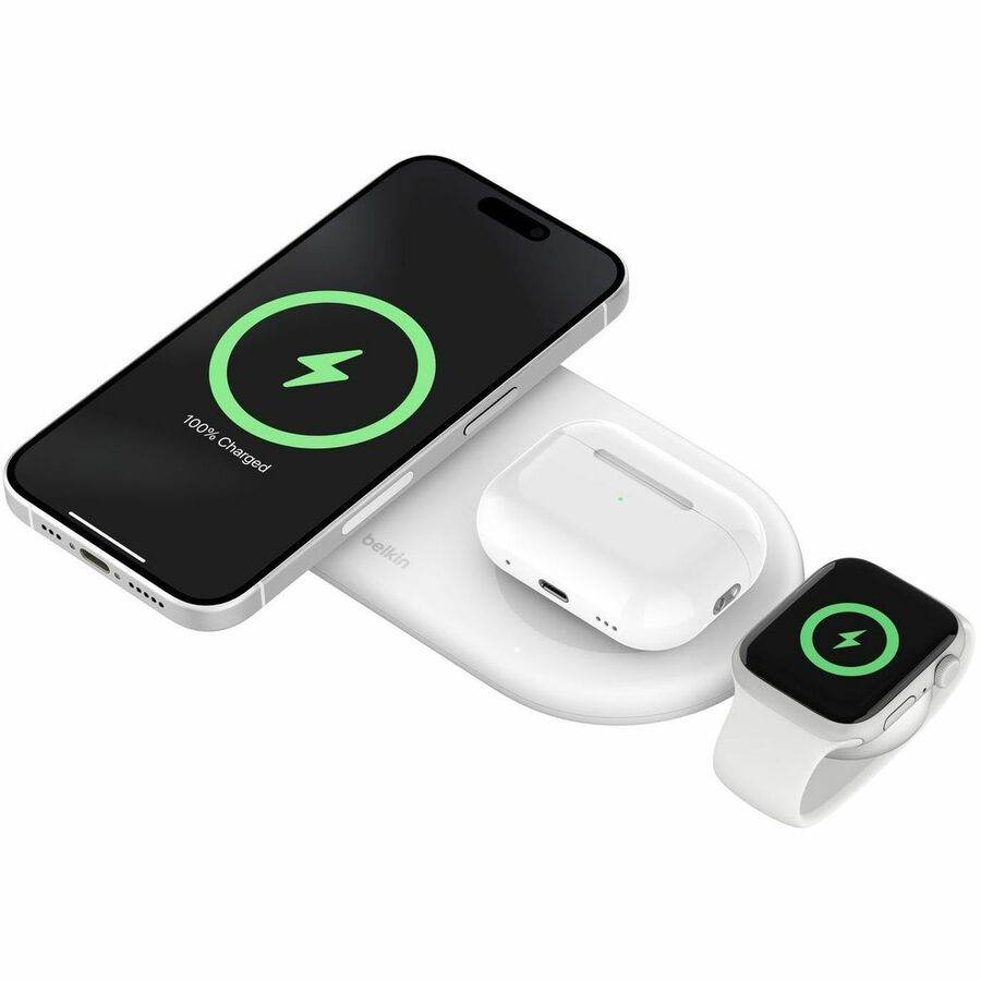 Belkin BoostCharge Pro 15W Qi2 Induction Charger - Magnetic Fast Charging for Wireless Devices
