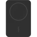 Belkin MagSafe Power Bank 5K - 5000mAh Wireless Charging with Kickstand - Compact & Stylish White