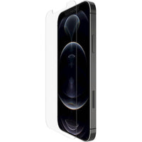 Belkin UltraGlass Screen Protector for iPhone 12 - 2X Stronger Than Tempered Glass, Anti-Microbial, Scratch Resistant - Store 42
