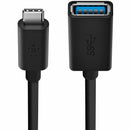 Belkin USB-C to USB-A Adapter, 5Gbps Data Transfer, 3A Charging, Reversible Connector, Black - Store 42