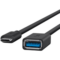 Belkin USB-C to USB-A Adapter, 5Gbps Data Transfer, 3A Charging, Reversible Connector, Black - Store 42