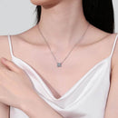 1.26 Carat Moissanite 925 Sterling Silver Geometric Shape Pendant Necklace - Store 42