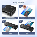 Bonsaii 9-Inch Thermal Laminator With Never Jam Technology - Perfect For Home, Office & School