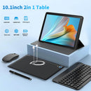 Brand C108 10.1" Octa-Core Tablet - 10GB RAM, 128GB Storage, Android 14, Complete Accessory Bundle