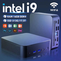Brand Gaming Mini PC Windows 11 Pro, Intel Core i9-8950HK, 16GB RAM, 1TB SSD, Portable UHD Gaming 16GB DDR4 2TB SSD
