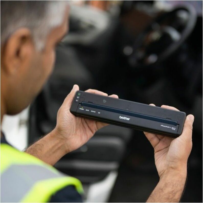 Brother PJ - 823 Mobile A4 Direct Thermal Printer, 300dpi, USB - C, Compact, Fast Printing for On - the - Go - Store 42