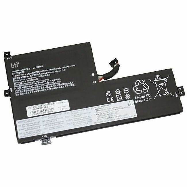 BTI 11.52V 47Wh 3-Cell Li-Ion Battery for Lenovo Chromebook 100E Gen 4 & Yoga Models
