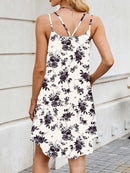Printed Scoop Neck Cami Dress