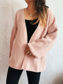 Open Front Long Sleeve Cardigan