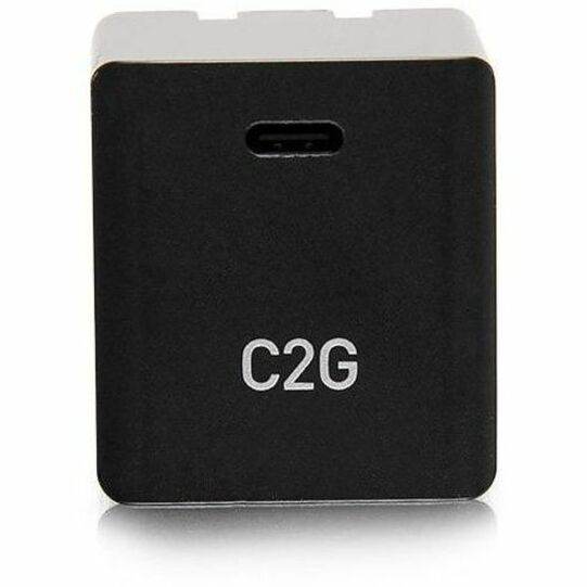 C2G 30W USB-C Power Adapter with Foldable Prongs | Fast Charging for MacBook & Laptops