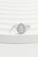 925 Sterling Silver Inland Zircon Ring Silver