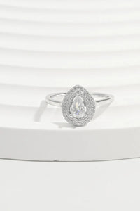 925 Sterling Silver Inland Zircon Ring Silver