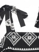 Printed Square Neck Maxi Cami Dress