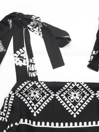 Printed Square Neck Maxi Cami Dress
