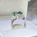 10 Carat Moissanite Ring in 925 Sterling Silver with Matching Box and Certificate - Store 42