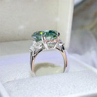 10 Carat Moissanite Ring in 925 Sterling Silver with Matching Box and Certificate - Store 42