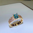 1 Carat Moissanite Ring in 925 Sterling Silver with Certificate - Elegant Jewelry - Store 42