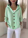 Full Size Button Up Long Sleeve Cardigan Plus Size - Store 42