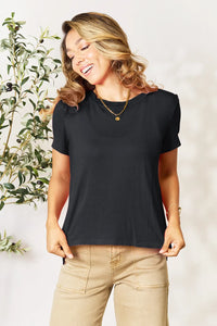 Basic Bae Bamboo Full Size Round Neck Short Sleeve T-Shirt Plus Size
