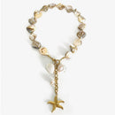 18K Gold-Plated Ocean Theme Necklace with Starfish Pendant - Store 42