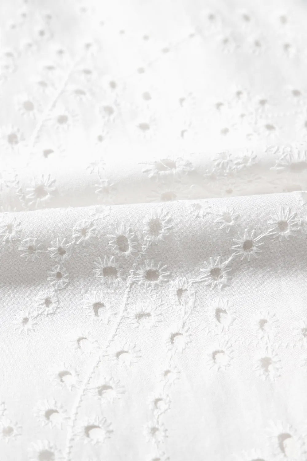 Floral Eyelet Embroidered Sleeveless Shift Dress
