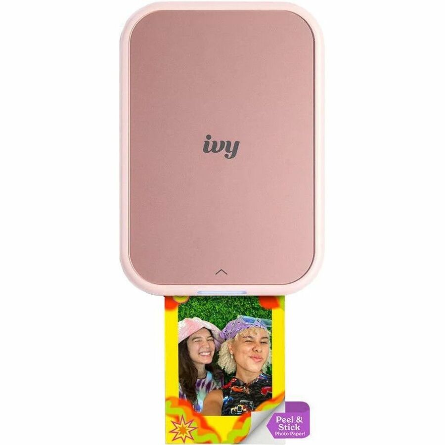 Canon IVY 2 Mini Photo Printer - Portable Blush Pink Instant Sticker Printing - Store 42