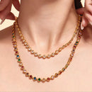 18K Gold-Plated Zircon Necklace